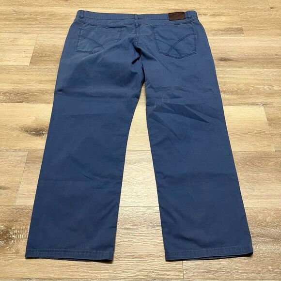Brax Cooper Fancy Regular Fit Blue Patterned 5 Pocket Pant Size 42x29 - Picture 11 of 11